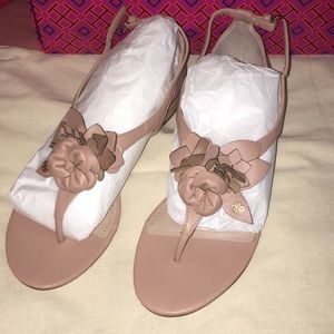 Tory Burch blossom flat sandals